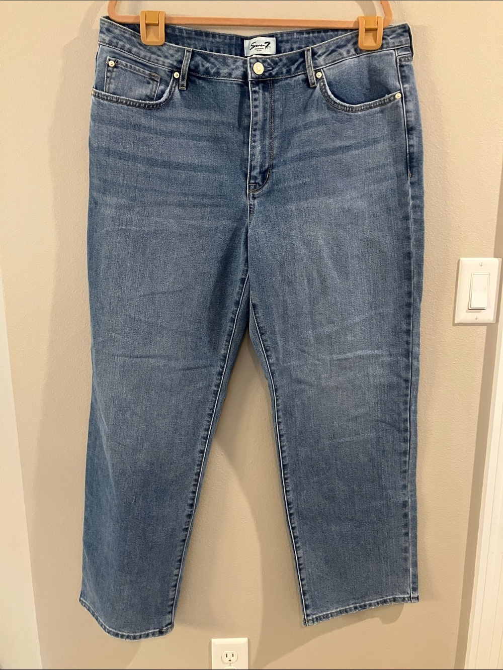 Seven7 Women's Loose Straight Jeans